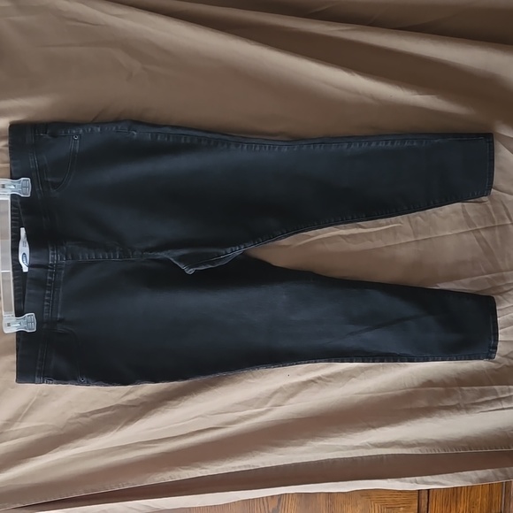 OLD NAVY black pull-on jeans. Women's sz 20. - Picture 3 of 8